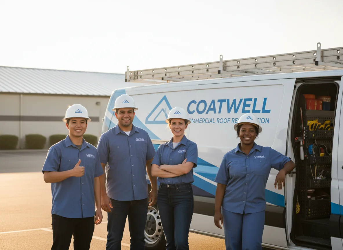 Commercial roof coating company in Sandstone, MN